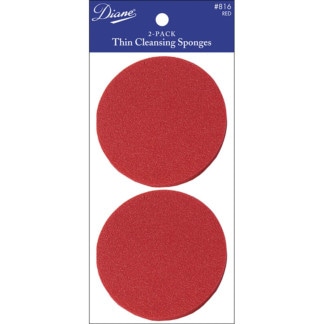 Diane Thin Cleansing Sponge, 2/Pack