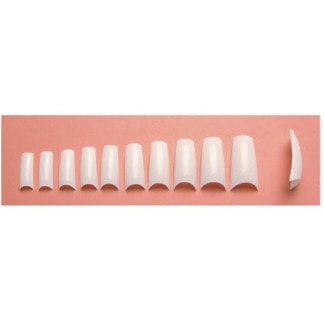 Sina Classical Clear Nail Tips, 10 Sizes, 100/Pack