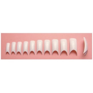 Sina Smile White Nail Tips, 100/Pack