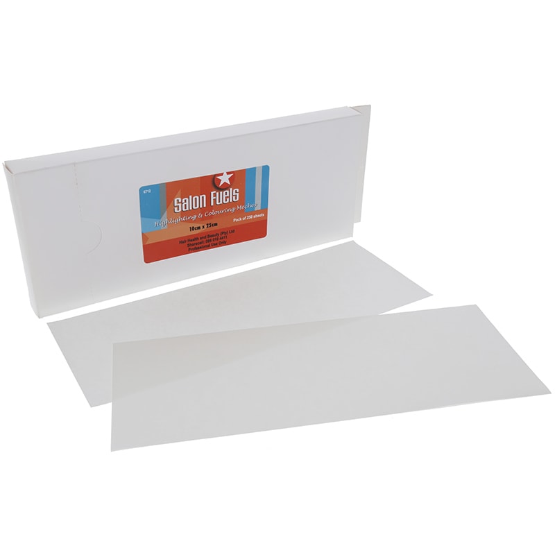 Salon Fuels Hilighting Meché Sheets, 10 x 25cm, 250 Sheets
