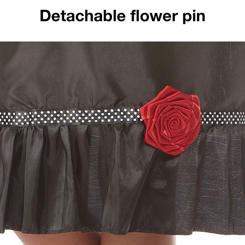 Olivia Garden Boutique All Purpose, Black with Flower Apron/Cape/Gown/Vest - Image 2