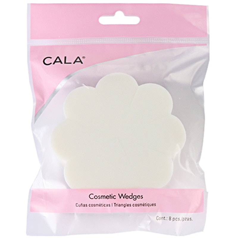 Cala Cosmetic Sponge Wedges, 8/Pack