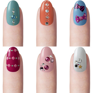 Dashing Diva Stick-On-Jewels, 6/Pack