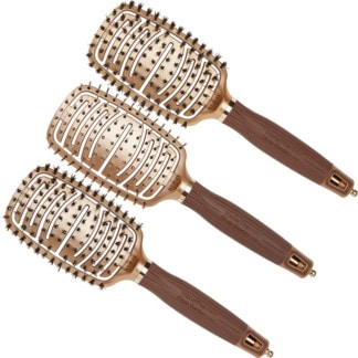 Olivia Garden NanoThermic Ceramic + Ion Flex Paddle Brush Collection