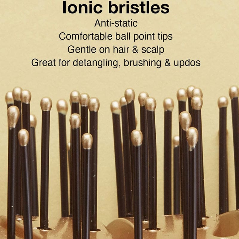 Olivia Garden NanoThermic Ceramic + Ion Flex Paddle Brush Display: 12 Brushes & Stand - Image 5
