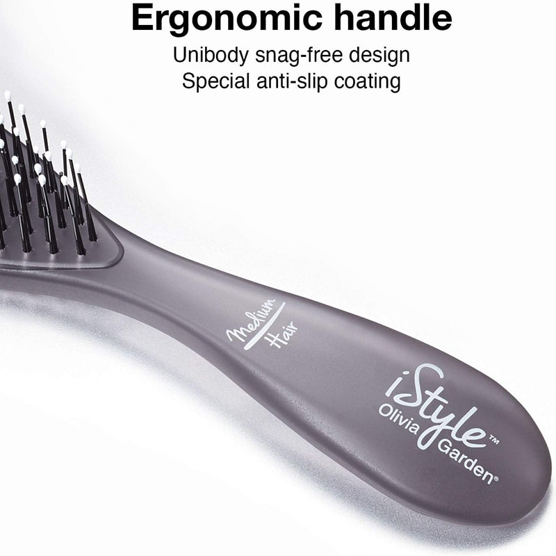 Olivia Garden iStyle Hair Memory Flex Brush Display: 12 Brushes & Stand - Image 4