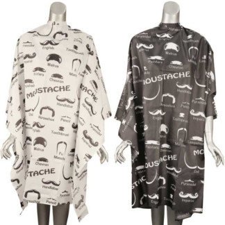Barber Cape Moustache Styles Design, Studs