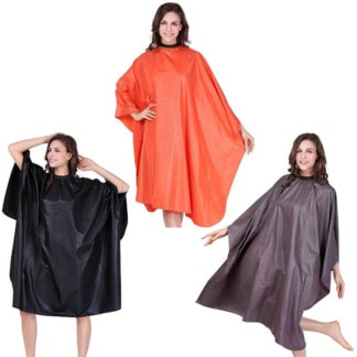 Salon Cape Embossed, Polyester, Large, Studs