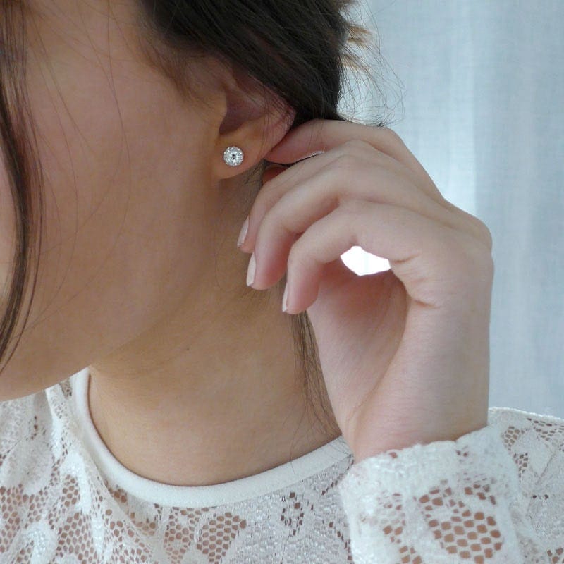 Blomdahl Titanium Earrings - Crystal Ball - Image 2