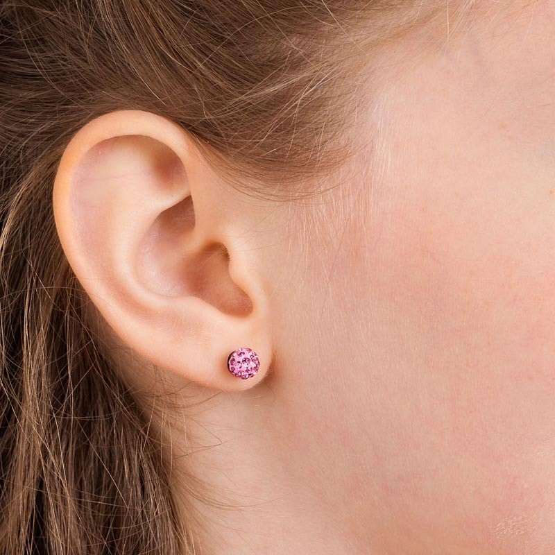 Blomdahl Titanium Earrings - Crystal Ball - Image 3