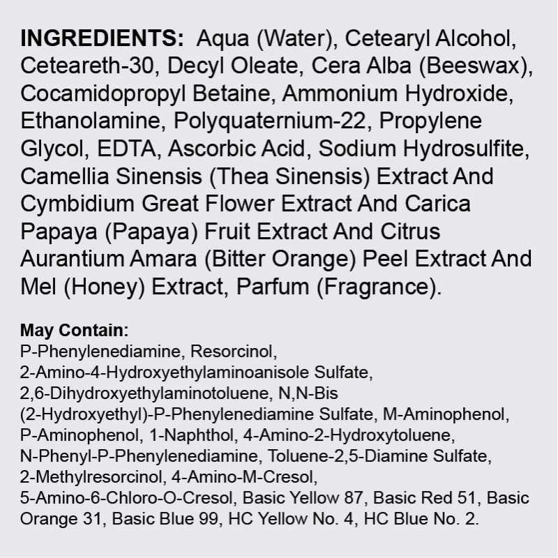 CDC Professional Hair Colour - Caramel, Levels 5.8-7.8, 100ml - Image 2