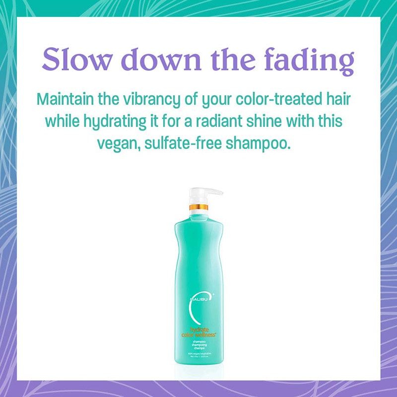 Malibu C Hydrate Color Wellness Shampoo, 266ml - Image 3