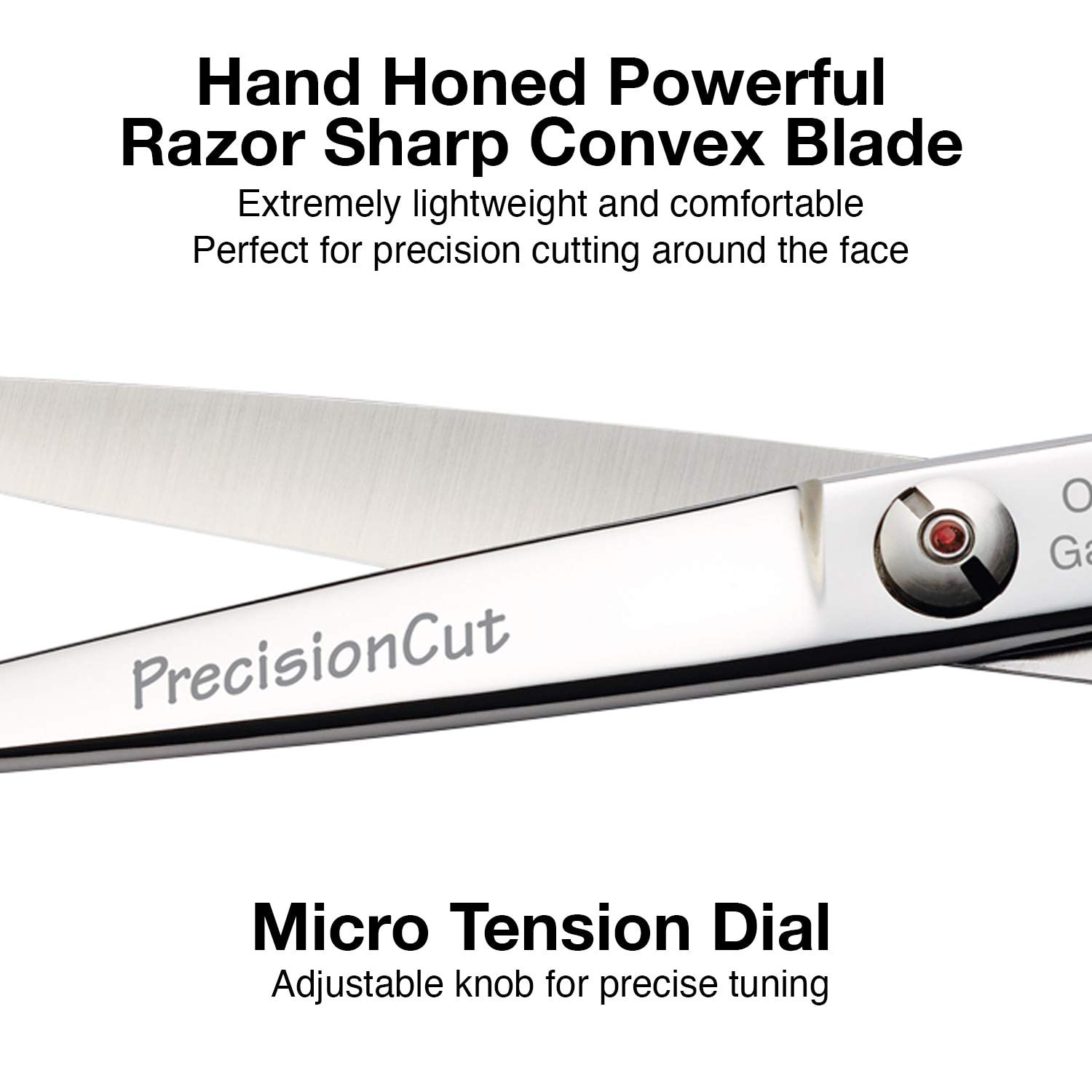 Olivia Garden PrecisionCut Offset Set: Scissor, Razor & Case - Image 3