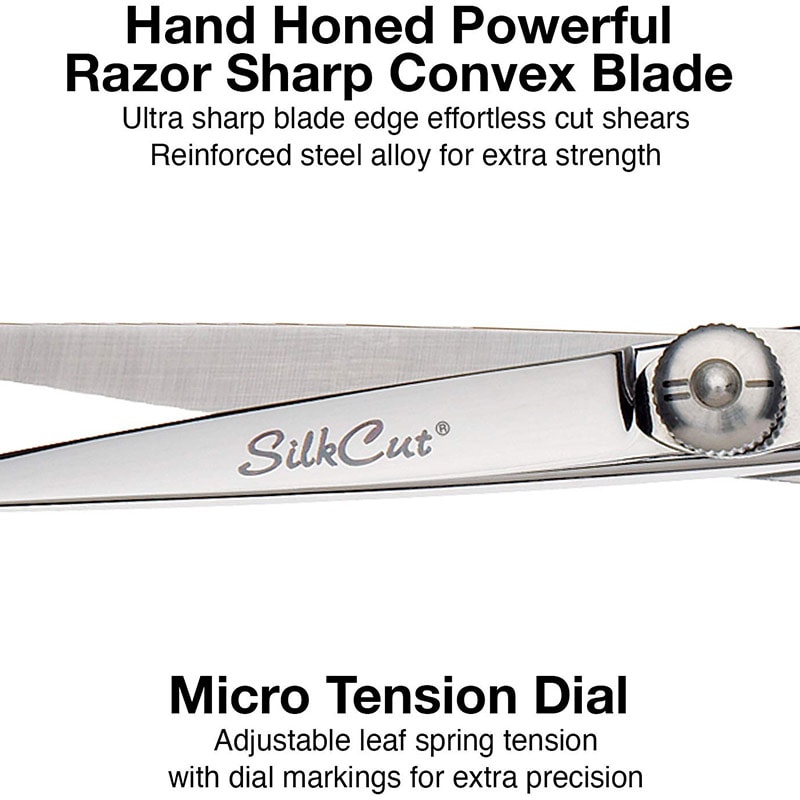 Olivia Garden SilkCut Offset Left-Handed Collection: Scissor, Thinner & Case - Image 4
