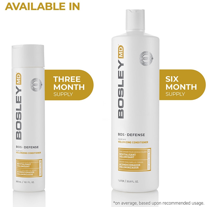 Bosley Defense for Coloured Normal to Fine Hair Volumizing Conditioner - Image 2