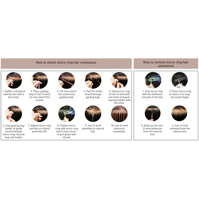 hair-x-tend Ombre 100% Human Hair Base Colour #600 Extreme Blonde, 10/Pack - Image 2