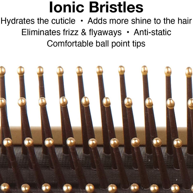 Olivia Garden NanoThermic Ceramic + Ion Vent, Styler & Paddle Brush Display: 12 Brushes & Stand - Image 7