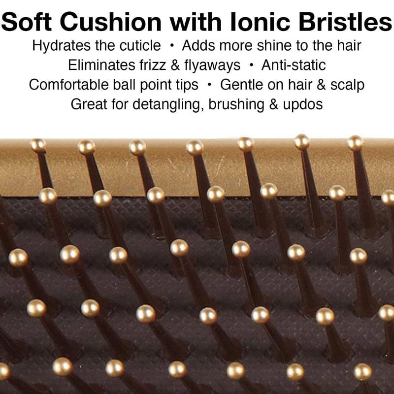 Olivia Garden NanoThermic Ceramic + Ion Vent, Styler & Paddle Brush Display: 12 Brushes & Stand - Image 5