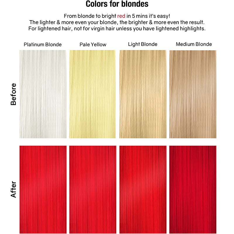 Celeb Luxury Viral Extreme Colorwash, Red, 244ml - Image 6
