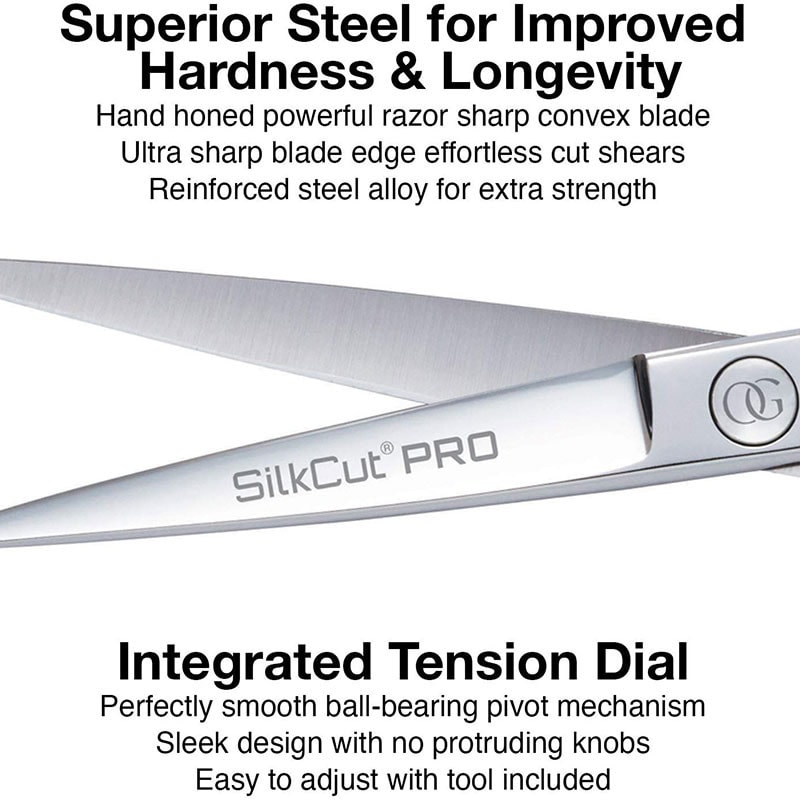 Olivia Garden SilkCut PRO Offset Scissor, Thinner & Case - Image 4