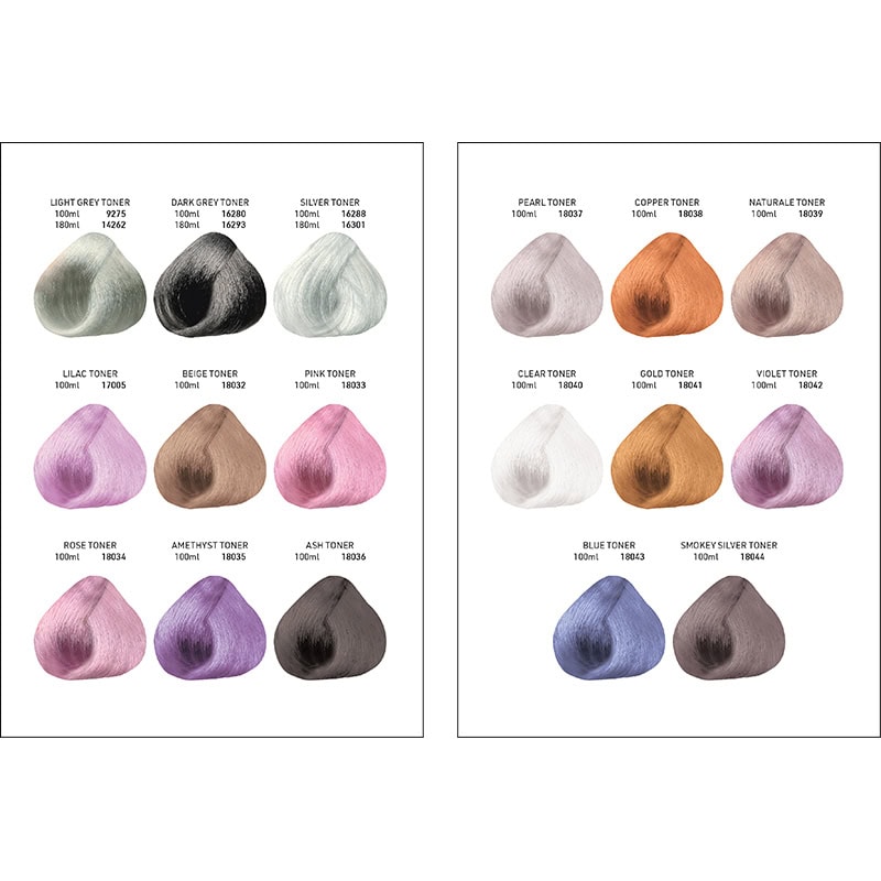 tint me Toner Tuft Swatch Chart - Image 2