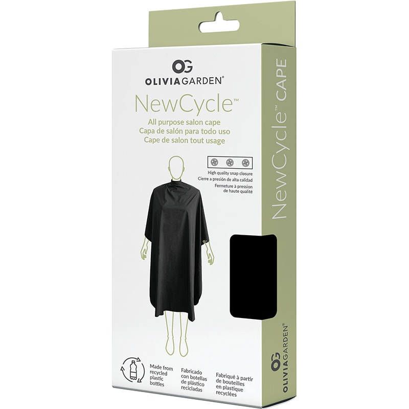 Olivia Garden NewCycle All Purpose Salon Cape, Snap Buttons - Image 3