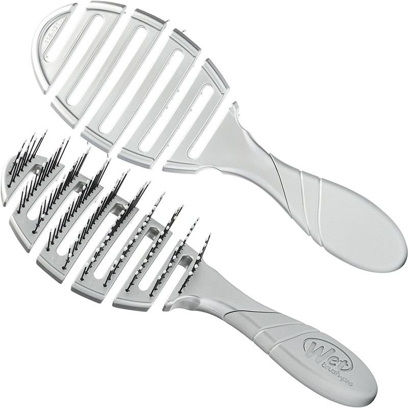 WetBrush Pro Detangler & Flex Dry Terrazzo Glam Kit, 2 Brushes & Scrunchie - Image 3