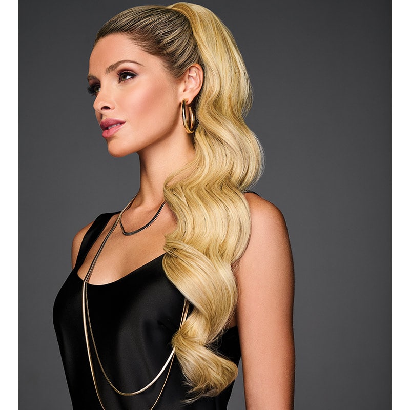 HairUWear Hairdo Hollywood Waves Cinched Pony, Synthetic Hair, 27 inch - Image 3