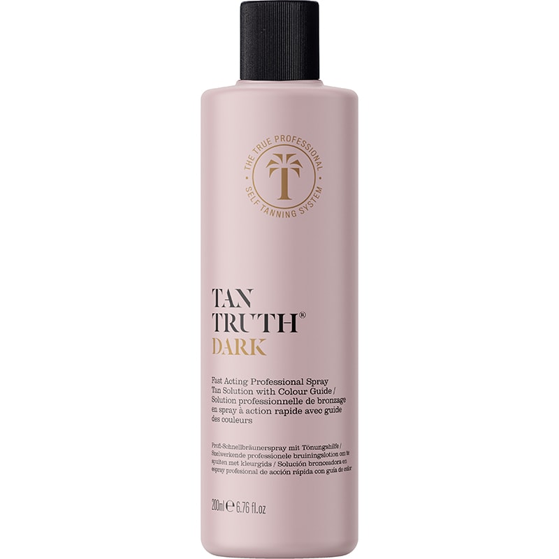 Tan Truth Fast Acting Professional Spray Tan Solution with Colour Guide, Dark, 200ml