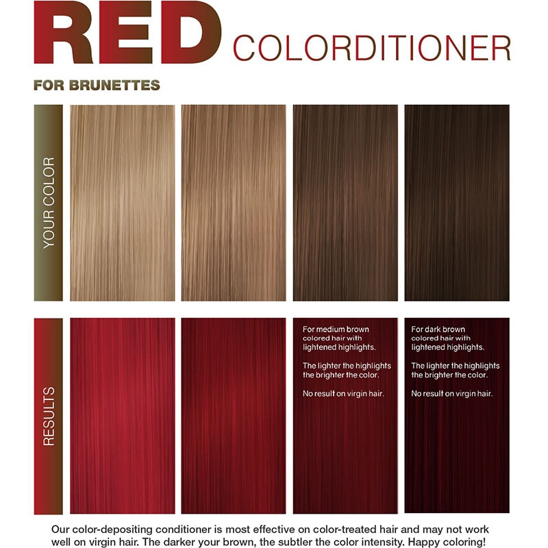 Celeb Luxury Viral Hybrid Toner Colorditioner with BondFix for Brunettes, Red, 244ml - Image 2