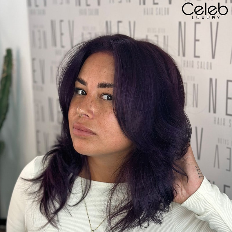 Celeb Luxury Viral Extreme Colorwash for Brunettes, Purple, 244ml - Image 4