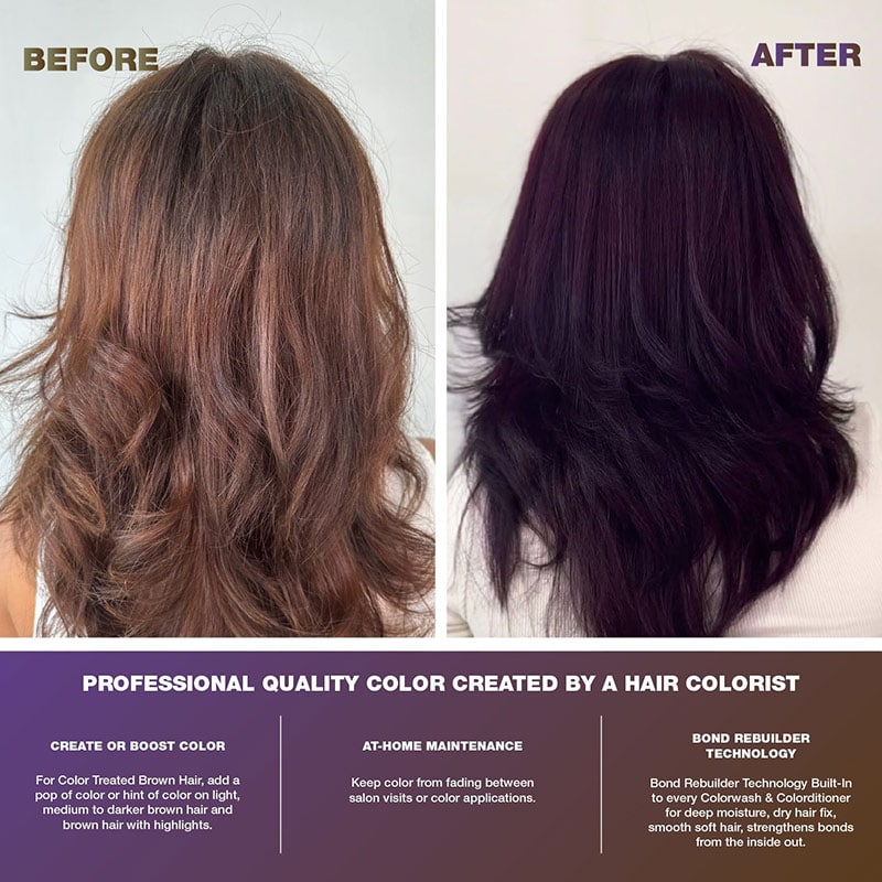 Celeb Luxury Viral Extreme Colorwash for Brunettes, Purple, 244ml - Image 3