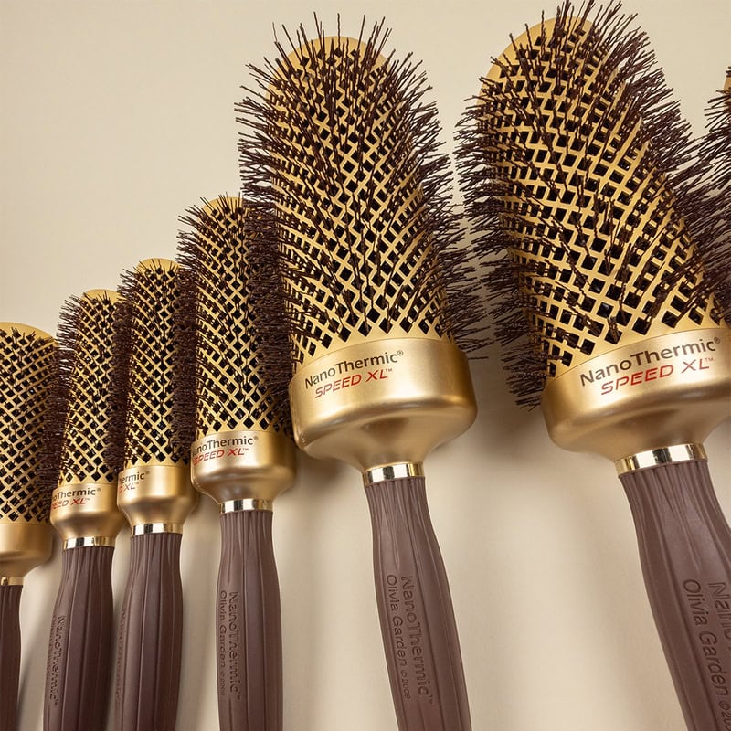 Olivia Garden NanoThermic Ceramic + Ion Speed XL Long Barrel Brush Displays & Stands - Image 10