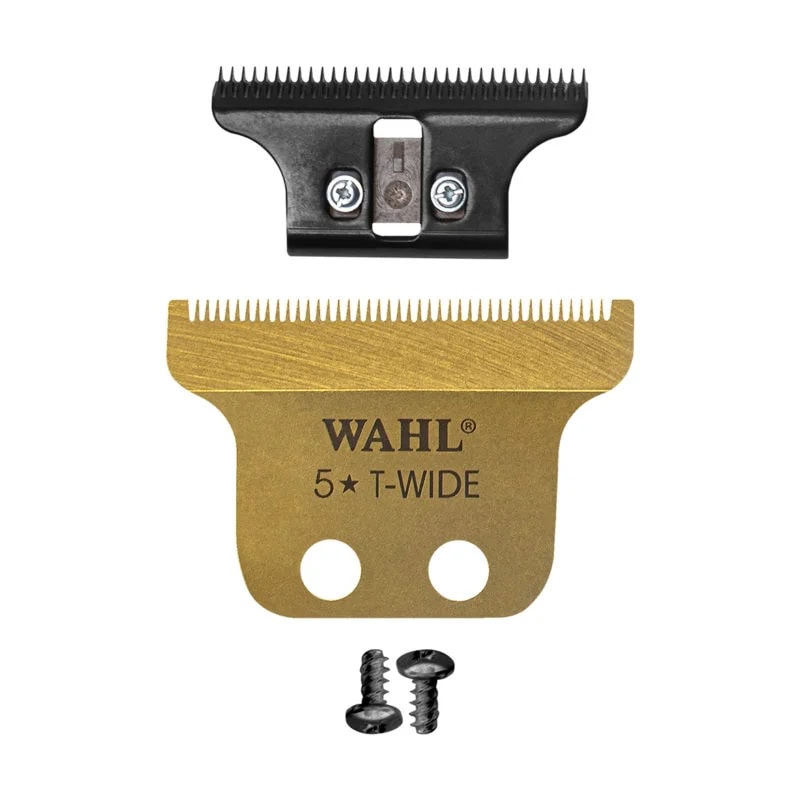 Wahl Detailer Hair Trimmer T-Wide Gold Blade Set - Image 2