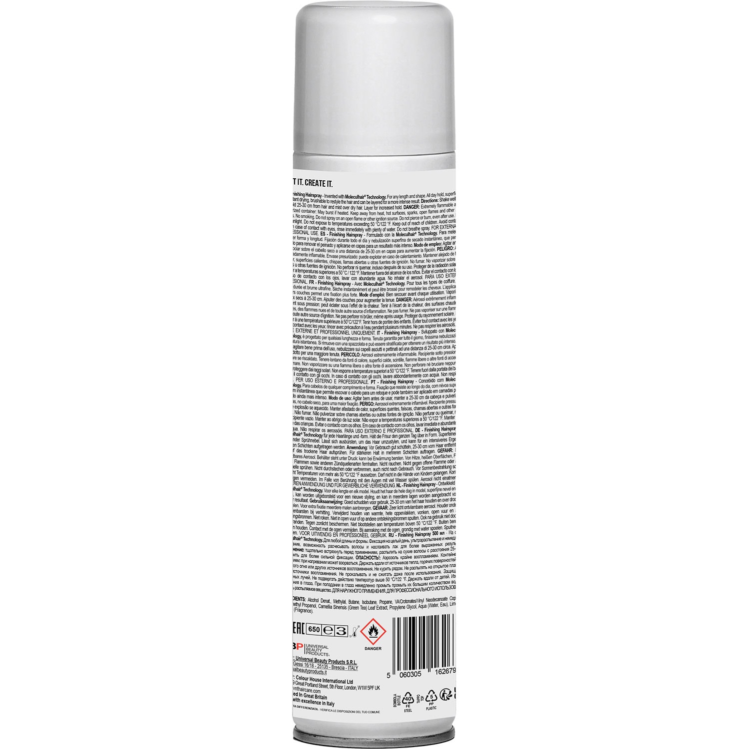 NVNT Finishing Hairspray, 500ml - Image 2