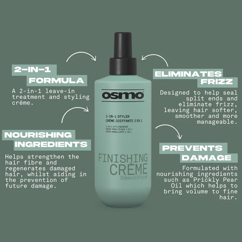 OSMO Finishing Crème 2-in-1 Styler, 250ml - Image 3