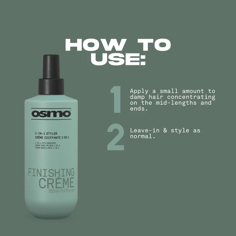 OSMO Finishing Crème 2-in-1 Styler, 250ml - Image 4