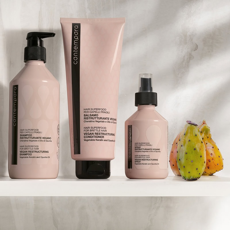 Contempora Hair Superfood for Brittle Hair Vegan Restructuring Conditioner, 400ml - Image 2