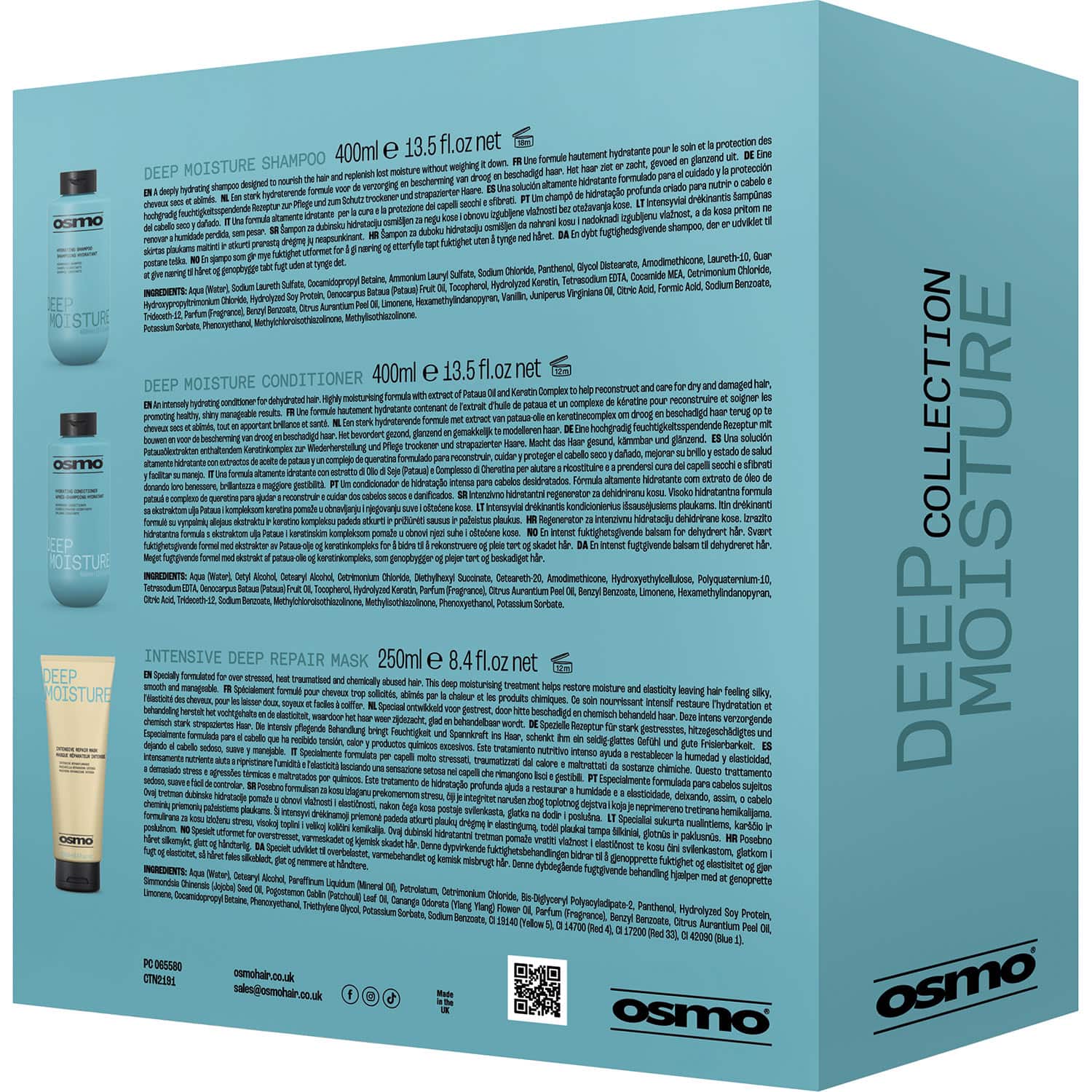 OSMO Deep Moisture Collection Gift Pack, 3 Pieces - Image 3