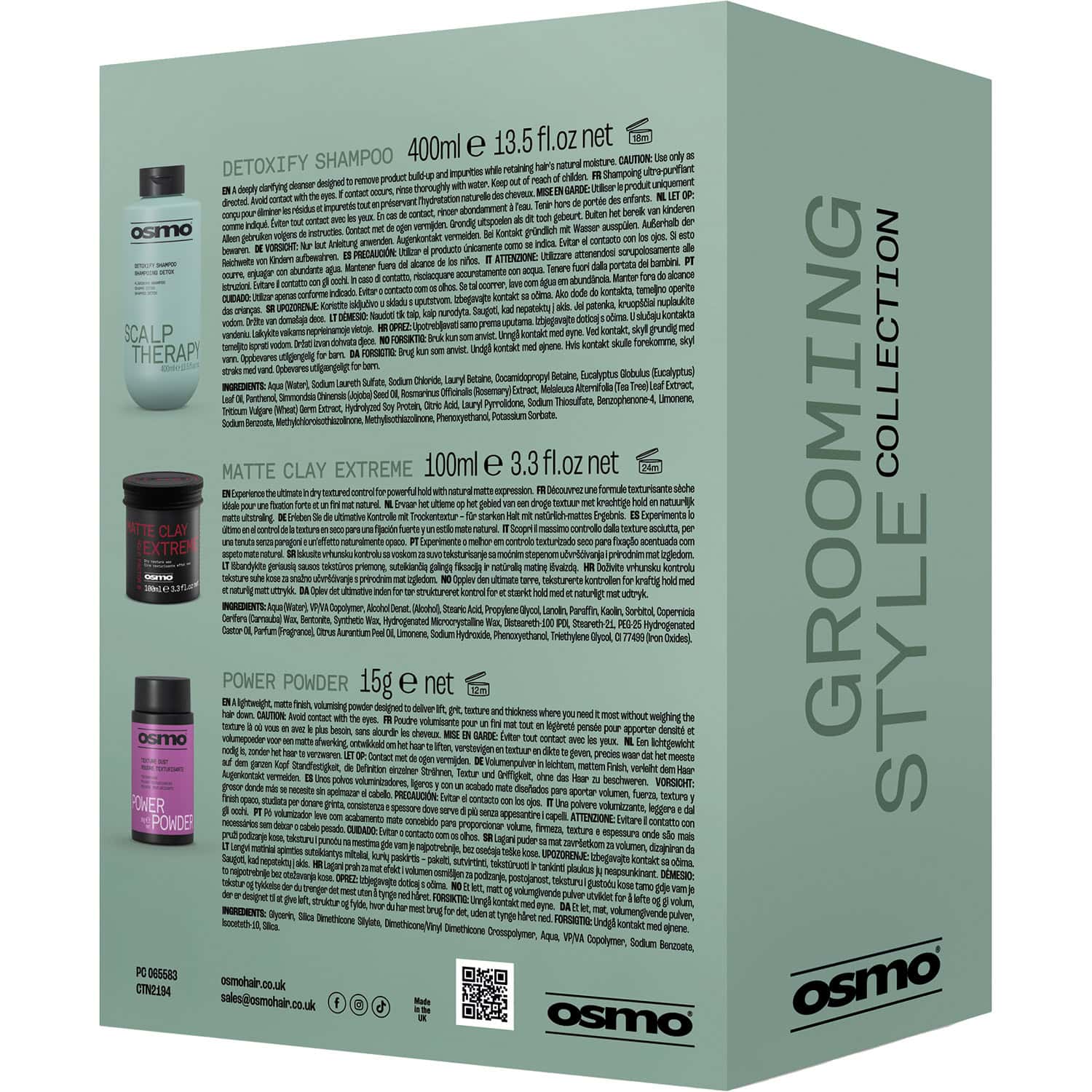 OSMO Grooming Style Collection Gift Pack, 3 Pieces - Image 3